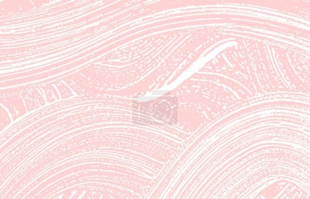 Grunge texture. Distress pink rough trace. Good-looking background. Noise dirty grunge texture. Likable artistic surface. Vector illustration.