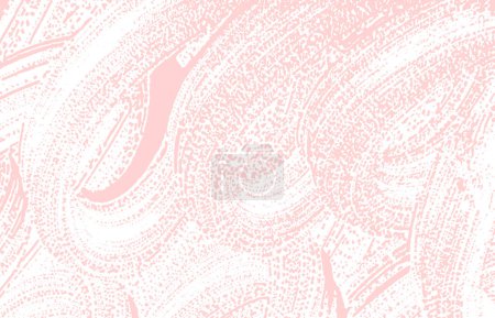 Illustration for Grunge texture. Distress pink rough trace. Fascinating background. Noise dirty grunge texture. Comely artistic surface. Vector illustration. - Royalty Free Image