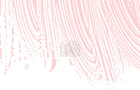 Illustration for Grunge texture. Distress pink rough trace. Fascinating background. Noise dirty grunge texture. Remarkable artistic surface. Vector illustration. - Royalty Free Image
