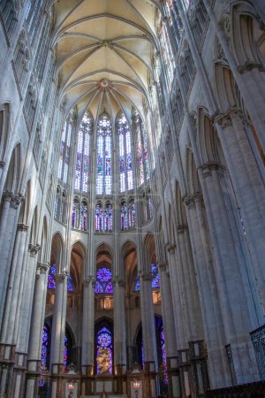 Téléchargez les photos : Beauvais. Interieur de la cathedrale Saint-Pierre. Oise. Picardie. Hauts-de-France - en image libre de droit