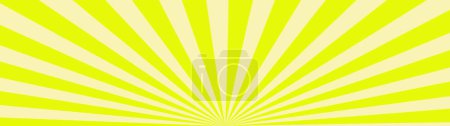 Illustration for Arriere-plan represantant un lever de rayons de soleil - Royalty Free Image
