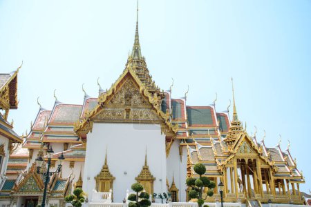 Téléchargez les photos : Temple du Bouddha Émeraude et Grand Palais Bangkok, Thaïlande - en image libre de droit