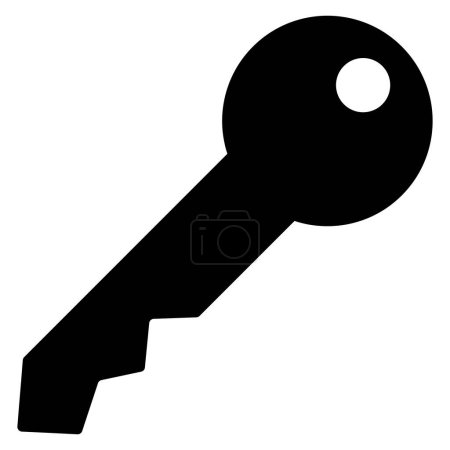 Téléchargez les photos : Key Icon in trendy style isolated on white background - en image libre de droit