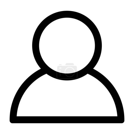 Avatar Profile Icon, social media user vector . Man icon , people sign