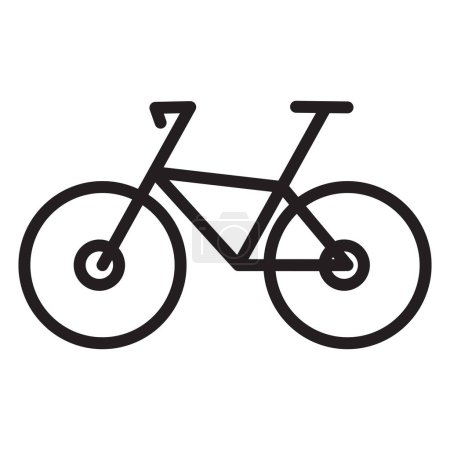 Téléchargez les photos : Icône de vélo. icône de vélo vecteur isolé sur fond blanc - en image libre de droit