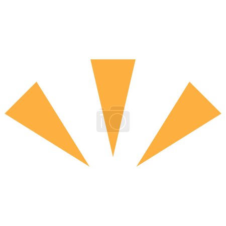 Icono de marca de énfasis aislado sobre fondo blanco. Énfasis símbolo de la emoción humana. Vector