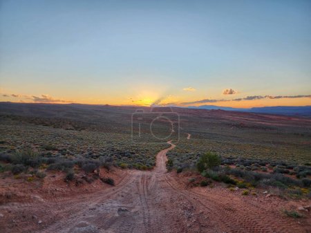 Photo for Sunset on the UTV trail. - Royalty Free Image