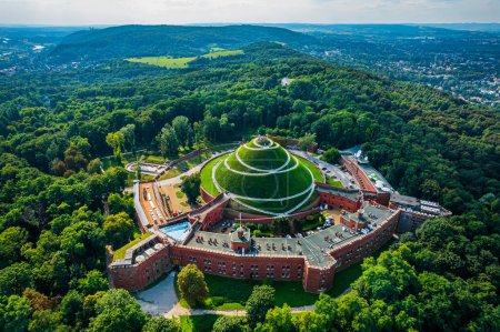 Kosciuszko Mound à Cracovie, Pologne
