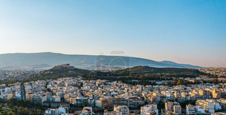 Photo for City of Athens in Greece on background - Royalty Free Image