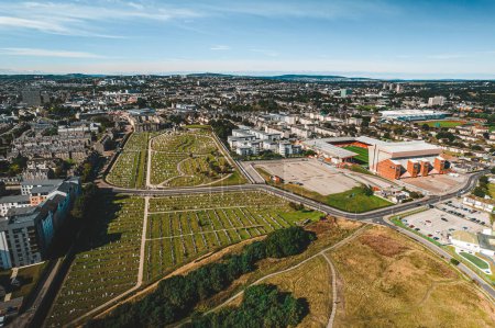 Foto de Vista panorámica de la ciudad de Aberdeen en Escocia - Imagen libre de derechos