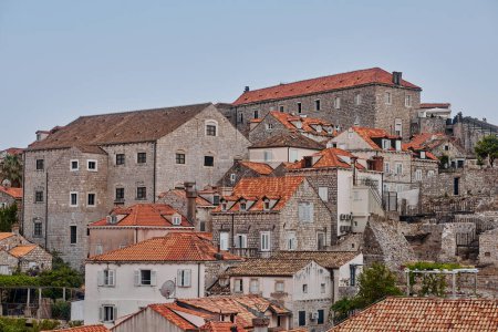 Photo for Panorama, aerial view on Dubrovnik, Croatia - Royalty Free Image