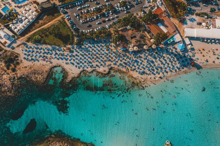 Foto de Playa Nissi en Ayia Napa, Chipre - Imagen libre de derechos