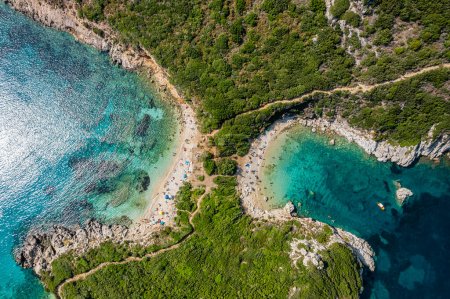 Foto de Porto Timoni en Corfú, Grecia - Imagen libre de derechos
