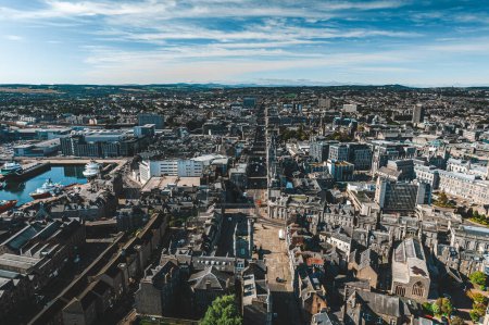 Photo for Scenic view of city of Aberdeen in Scotland - Royalty Free Image