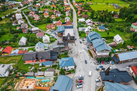 Photo for Slovakia, Stara Bystrica aerial view - Royalty Free Image