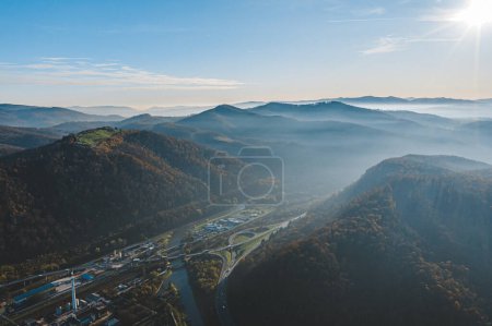 Photo for Deserted mountains lanscape in Zvolen, Slovakia - Royalty Free Image