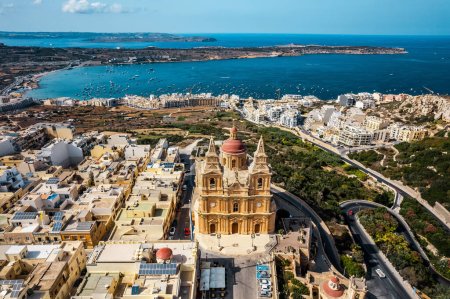 Téléchargez les photos : Sanctuary of Our Lady of Melliea, Malta - en image libre de droit