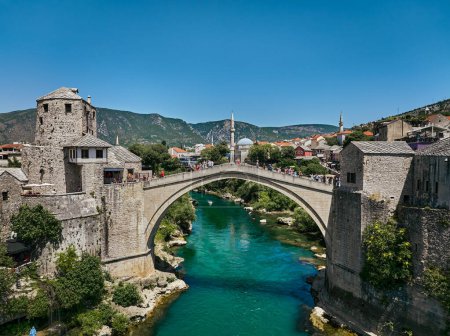 Téléchargez les photos : Vieux pont à Mostar, Bosnie-Herzégovine - en image libre de droit