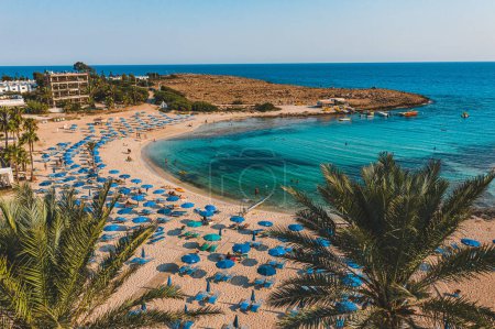 Foto de Vathia Gonia beach in Ayia Napa, Cyprus - Imagen libre de derechos