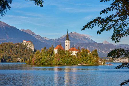 Téléchargez les photos : Lake of Bled in Slovenia - en image libre de droit
