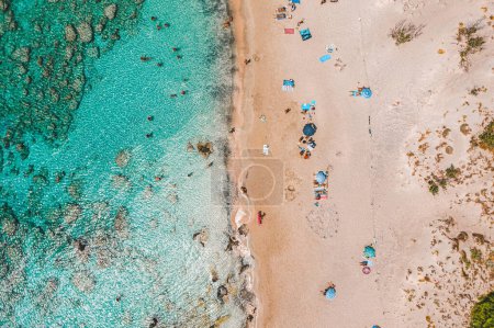 plage d'Elafonissi en Crète, Grèce