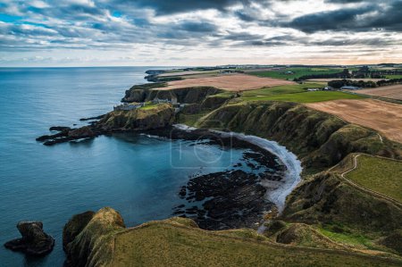 Photo for Nature scenic view Dunnottar, Scotland. - Royalty Free Image