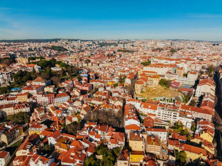 Foto de Vista panorámica de la ciudad de Lisboa en Portugal - Imagen libre de derechos
