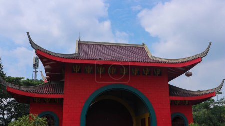 Photo for Sam Poo Kong temple in Semarang on central Java in Indonesia. Klenteng Sam Poo Kong, top tourist destination in Semarang Indonesia - Royalty Free Image