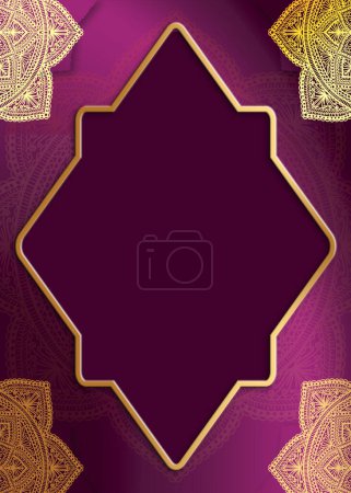 Photo for Ramadan kareem background with arabic traditional lantern light lamp, ramadan eid Mubarak background - Royalty Free Image