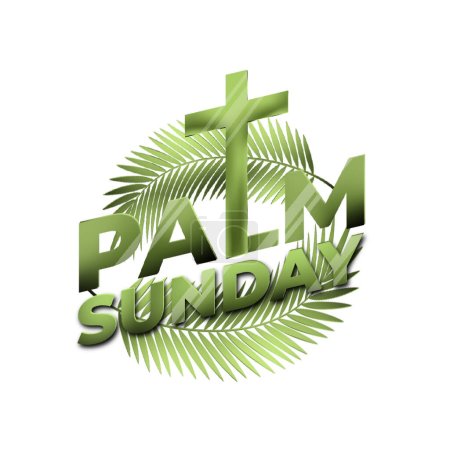 Palm dimanche fond de vacances
