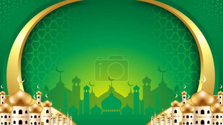 Photo for Eid al fitr ramadan milad mosque islamic arabic background - Royalty Free Image