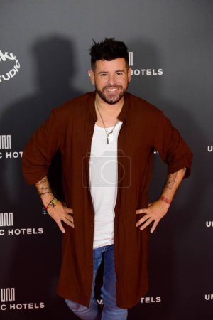 Photo for Pablo Lopez, Spanish celebrities attended the inauguration of UMusic Hotel Madrid.  UMusic Hotel Madrid is owned by Universal Music Group and Dakia Entertainment Hospitality Group. - Royalty Free Image