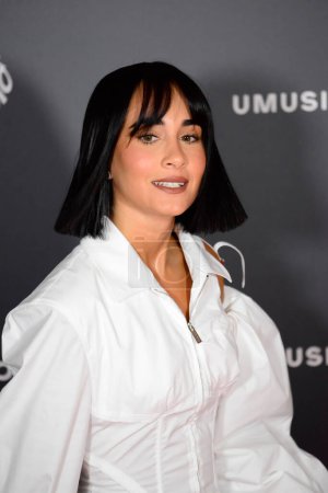 Photo for Aitana, Spanish celebrities attended the inauguration of UMusic Hotel Madrid.  UMusic Hotel Madrid is owned by Universal Music Group and Dakia Entertainment Hospitality Group. - Royalty Free Image