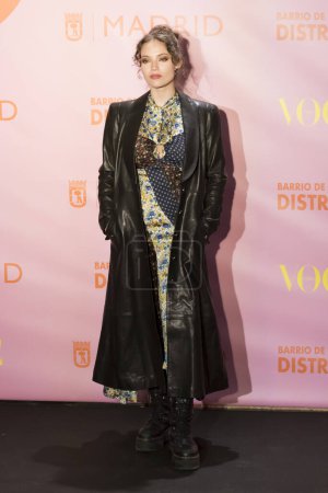 Foto de Ana Fernndez asistió a Vogue Fashions Night Out 2023 en el distrito de la moda, Distrito de Salamanca 41 Madrid España. Madrid España 21 de septiembre de 2023. - Imagen libre de derechos