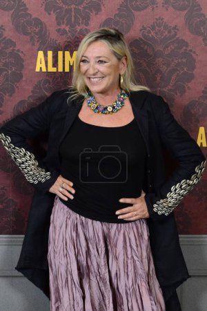 Photo for Pilar Berges  attended the premiere, of the Spanish dark comedy film Vermin Alimaas at the Cine Paz, Madrid Spain. - Royalty Free Image