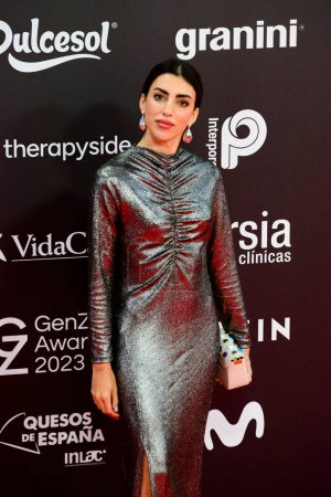 Téléchargez les photos : Alexandra Federicca au photocall lors du Gala GenZ Awards 2023 qui s'est tenu à La Station de Musique, à Madrid Espagne 14 novembre 2023. - en image libre de droit