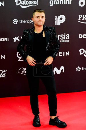 Téléchargez les photos : Iban Garcia au photocall lors du Gala GenZ Awards 2023 qui s'est tenu à la Station de Musique, à Madrid Espagne 14 novembre 2023. - en image libre de droit