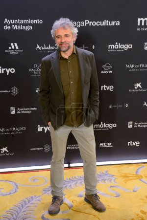 Photo for Posed for the media during the red carpet photocall of the 27th Malaga Festival  27 Festival De Mlaga presentation at the Royal Theatre, Madrid Spain February 15th 2024 - Royalty Free Image