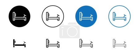 Reformer vector icon set in black filled and outlined style.