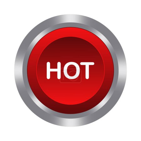 Red Hot-Taste-Line-Symbol. Zeitgenössisches, ansprechendes, benutzerfreundliches, digitales Design, Webentwicklung, interaktiv. Lineares Vektor-Symbol für Unternehmen und Werbung