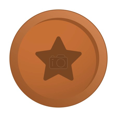 Bronze medal line icon. Noteworthy, accomplishment, recognition, third place, commendable, symbol of success, outstanding performance. Vector linear icon for business and advertising