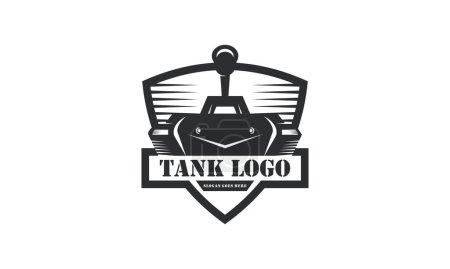 Ilustración de Logo del tanque icono diseño vector - Imagen libre de derechos