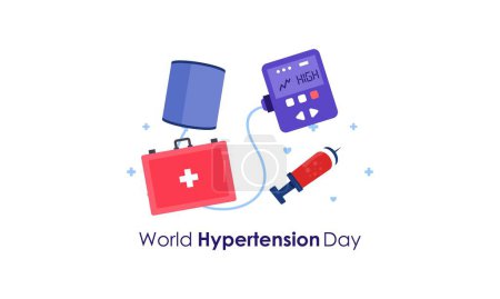 Photo for World hypertension day illustration vector - Royalty Free Image