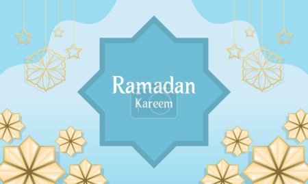 Téléchargez les illustrations : Ramadan Kareem de conception de festival islamique avec des décorations islamiques - en licence libre de droit