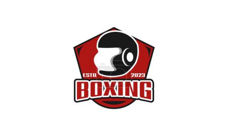 Illustration for Boxing logo icon design vector - Royalty Free Image