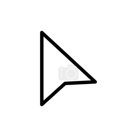 Photo for Mouse cursor icon. Vector illustration - Royalty Free Image
