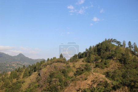 Photo for Beautiful Landscape with Mountains and Blue Sky - Royalty Free Image