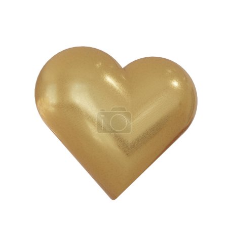 Téléchargez les photos : Chocolat en forme de coeur isolé sur fond blanc - en image libre de droit