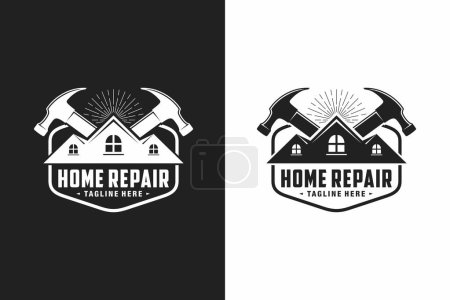 Conception de modèle de logo d'amélioration de la maison