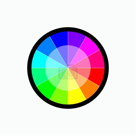 Téléchargez les photos : Icône Roues de couleur. Signe & Symbole - vecteur. - en image libre de droit